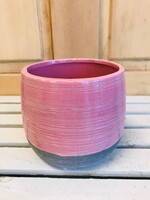 4.3'' Pink and Grey Nordic Pot