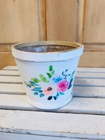 5.2'' Wooden Pot Cover with Flowers
