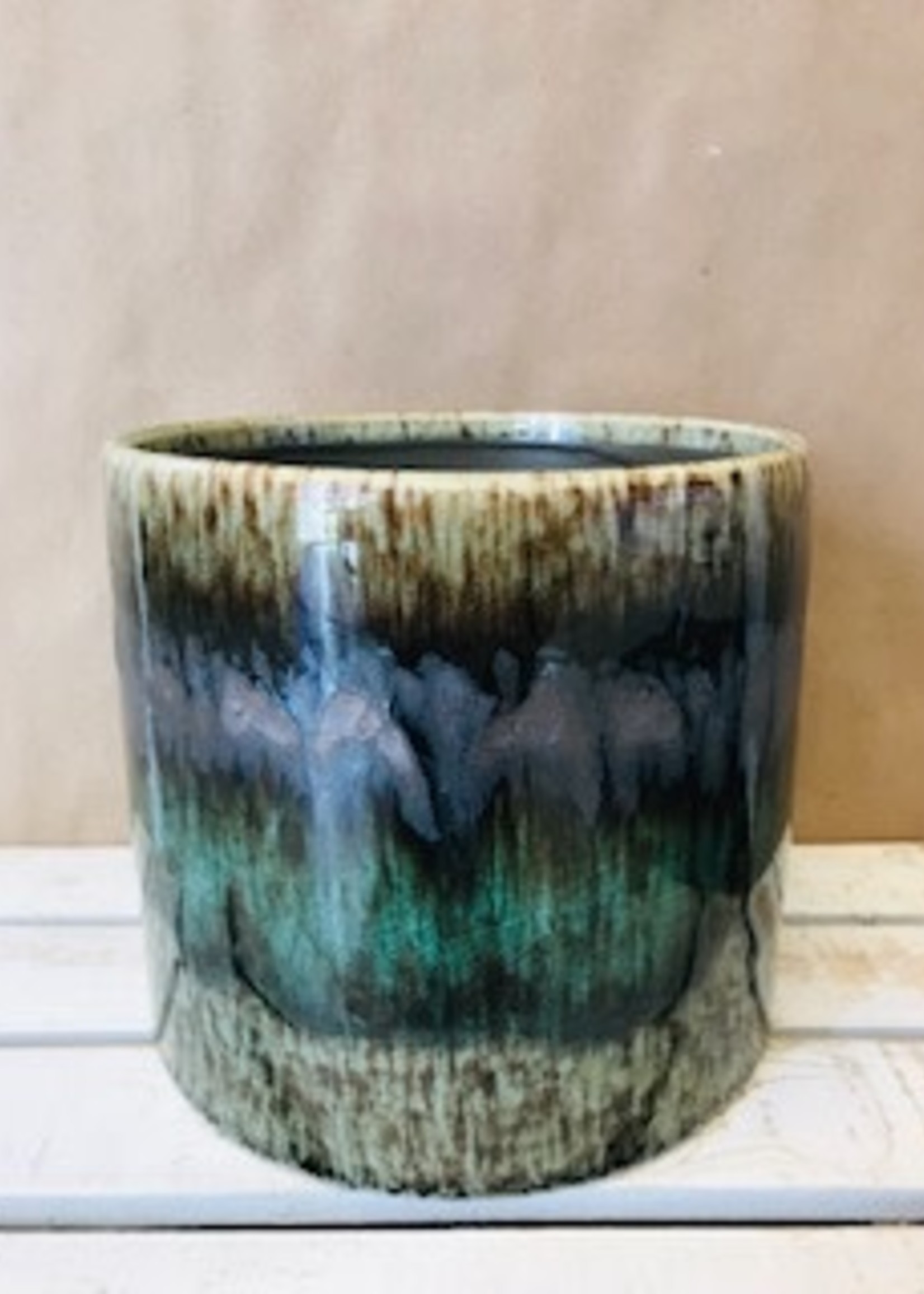 6.5'' Reactive Glaze Pot