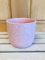 5'' Pink Sprinkle Pot