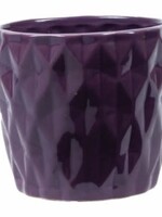 4.7'' Glazed Summerhill Dolomite Container Purple