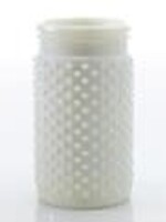 7.5" Hobnail Vase White