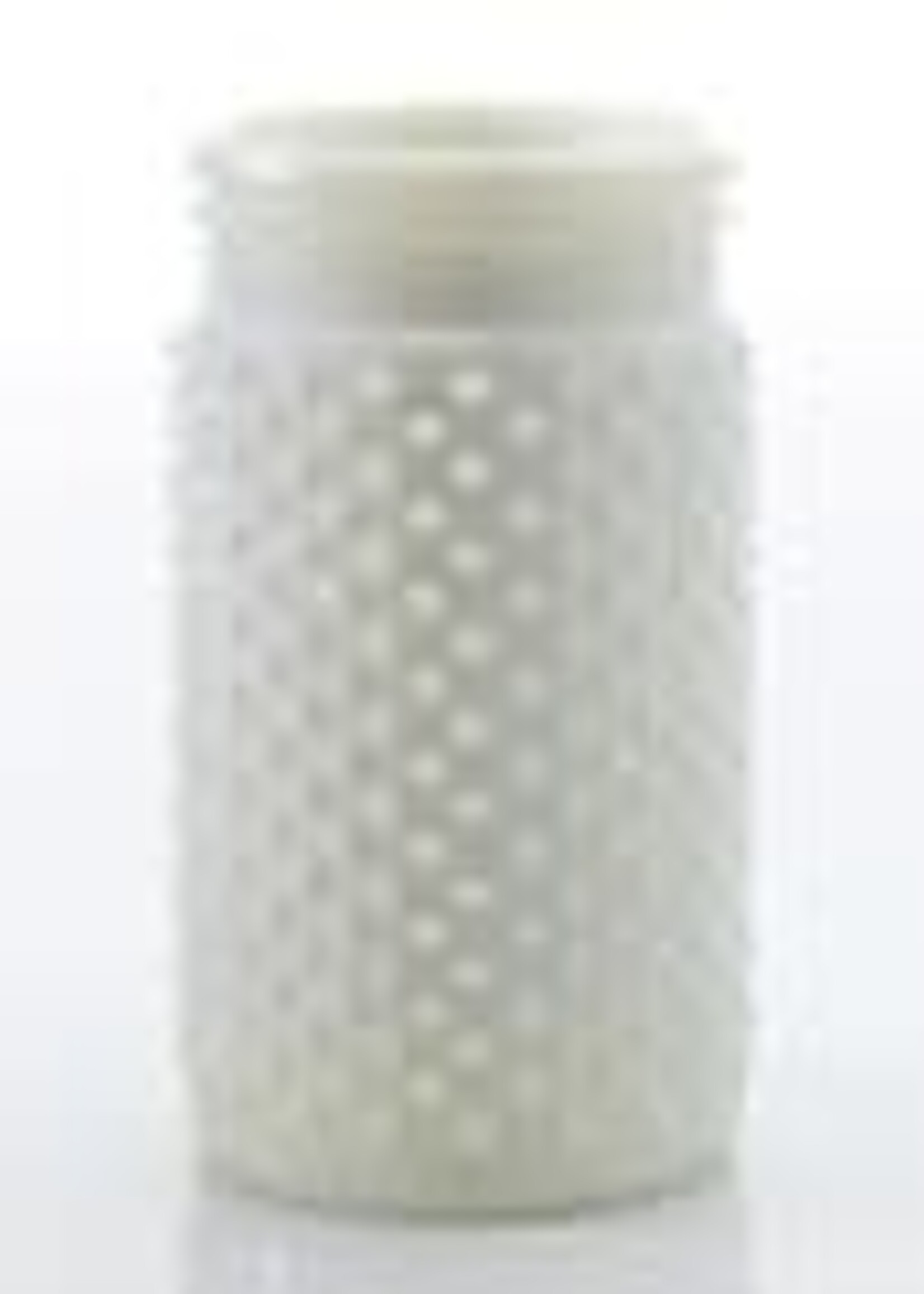 7.5" Hobnail Vase White