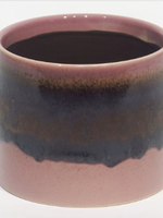 4" Purple and Black Reactive Pot