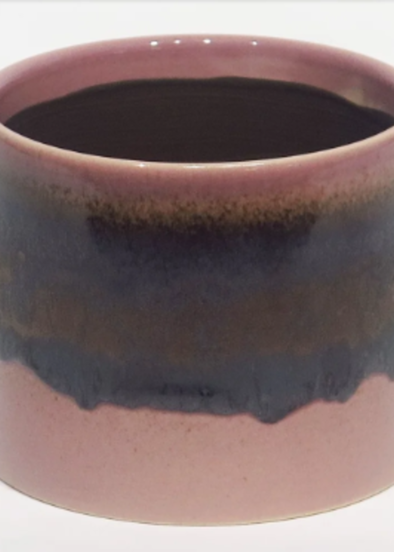 4" Purple and Black Reactive Pot