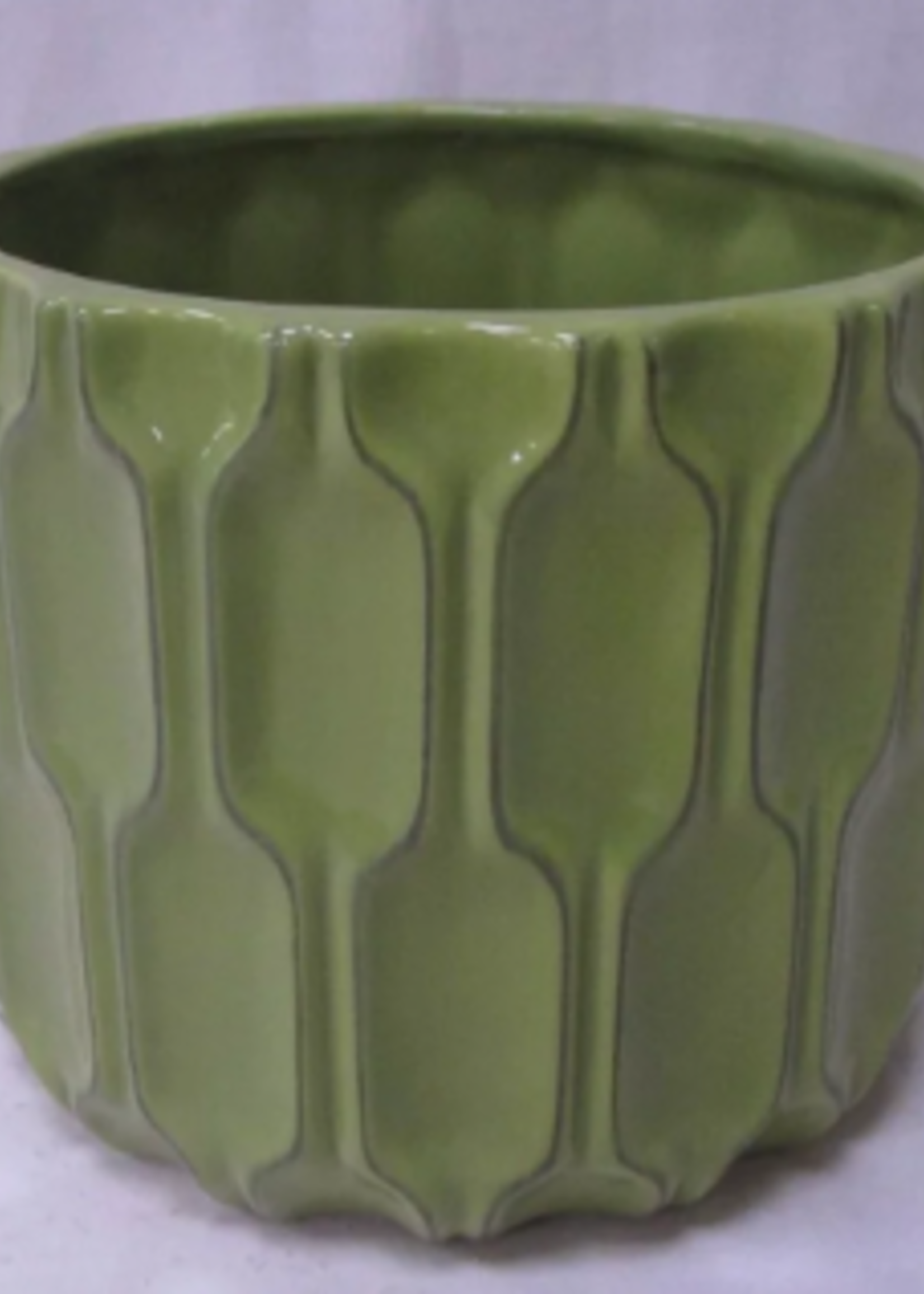 4" Green Copenhagen Pot