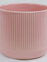 4" Pink Lined Pot