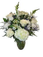 Classic White Vase Arrangement