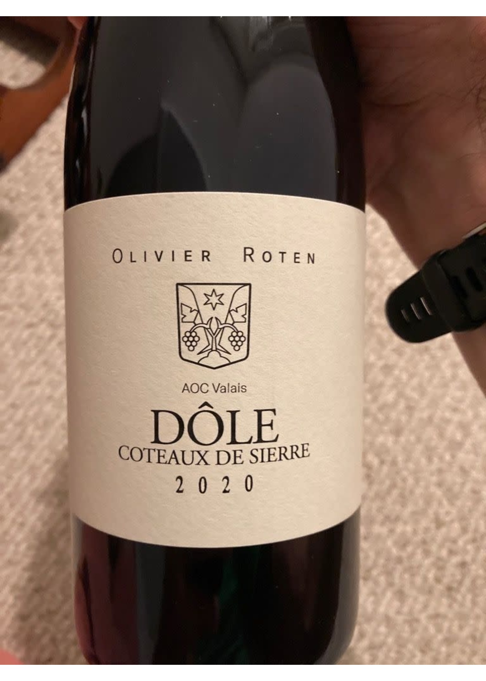 Olivier Roten Olivier Roten AOC Valais 2020 Dole Couteaux De Sierre Pinot Noir
