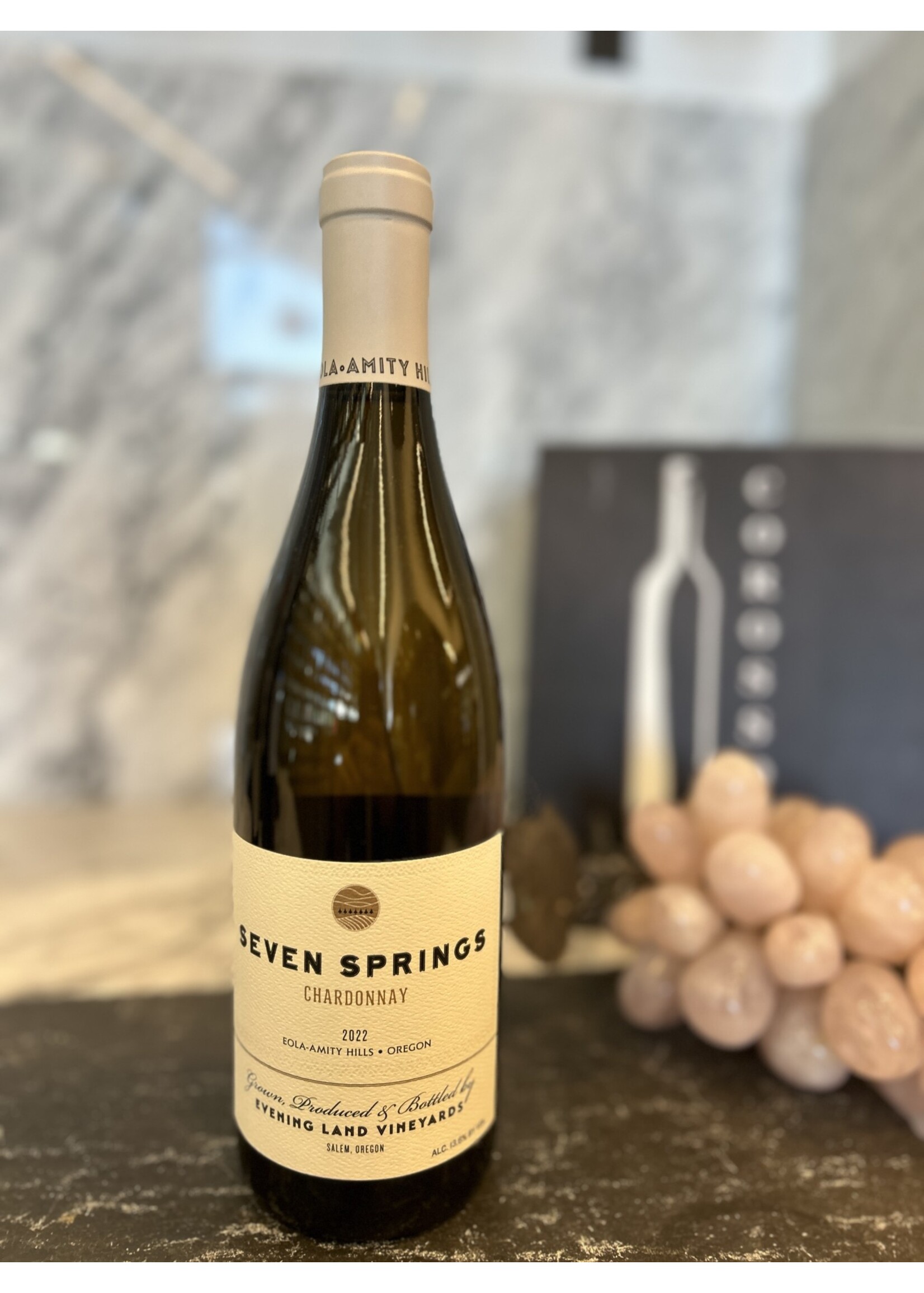 Salem Wine Co Seven Springs 2022 Evening Land Chardonnay Salem Oregon