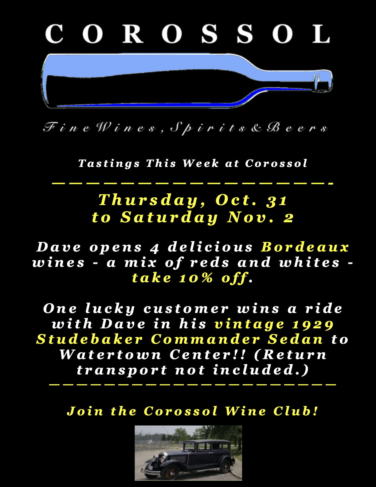 Oct 31 to Nov 2: Bordeaux!