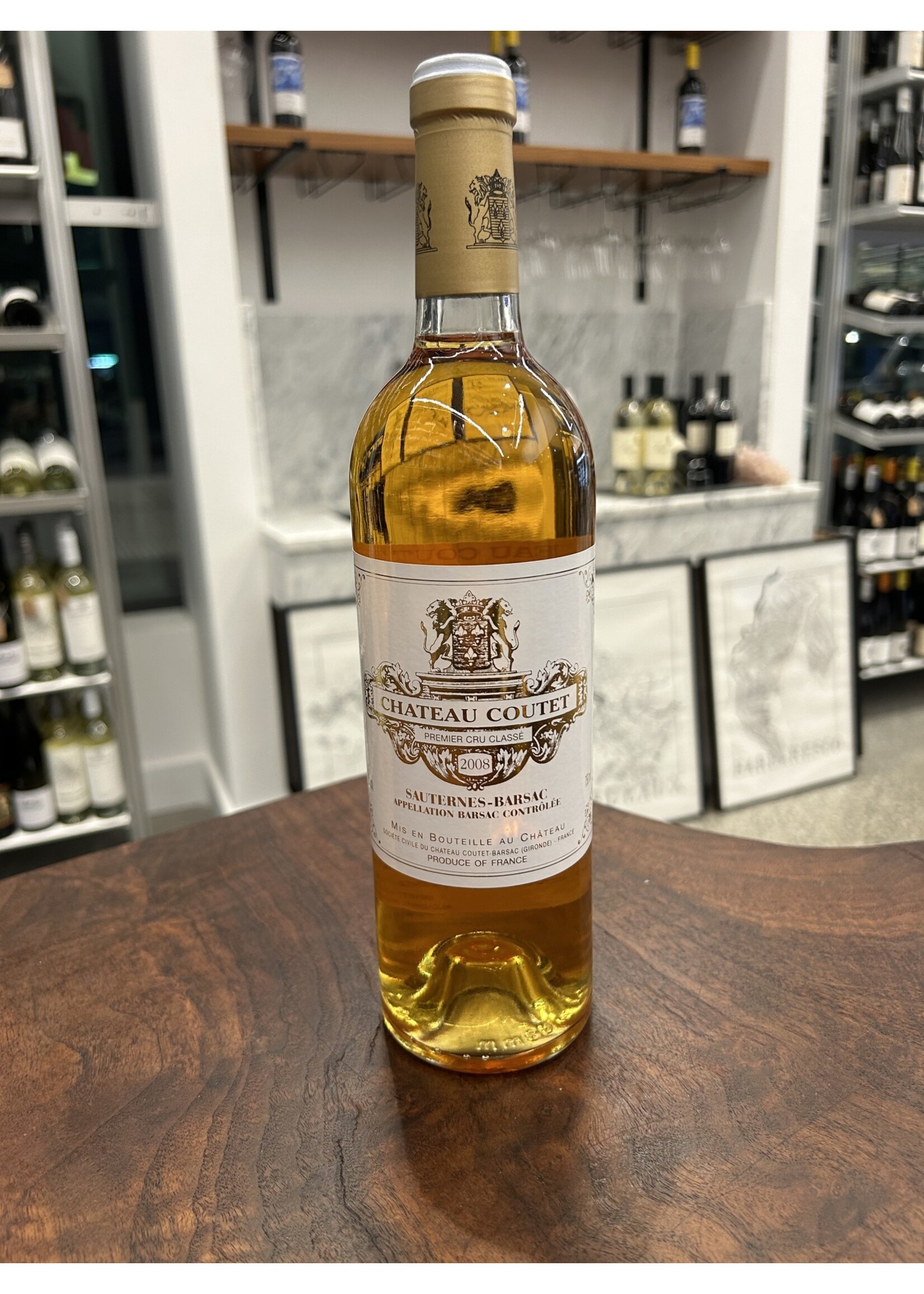 Chateau Coutet Chateau Coutet 2008 Premier Cru Classé Sauternes-Barsac