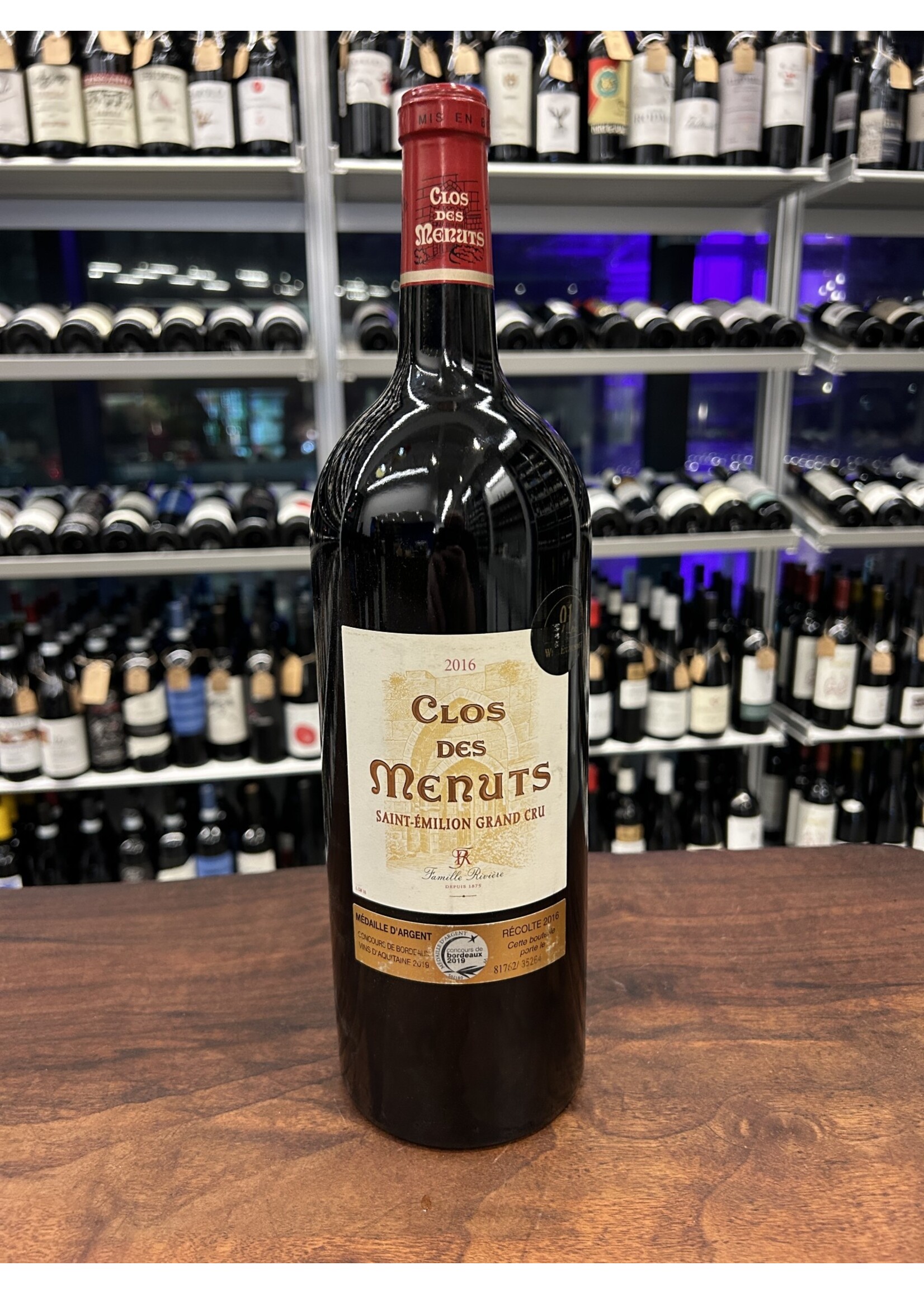 Clos Des Menuts Clos Des Menuts 2016 Saint-Émilion Magnum