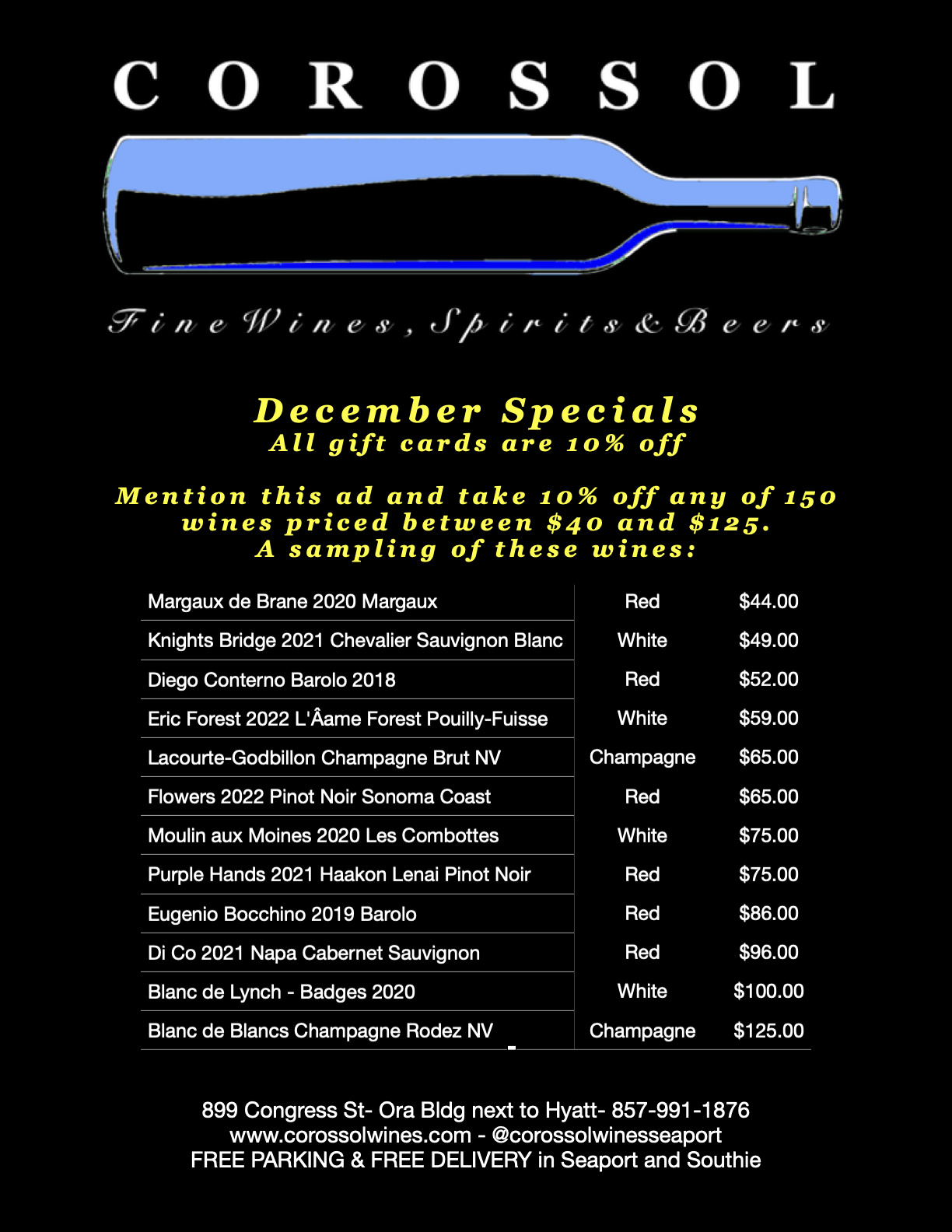 Dec 16: Holiday Specials and Discounts