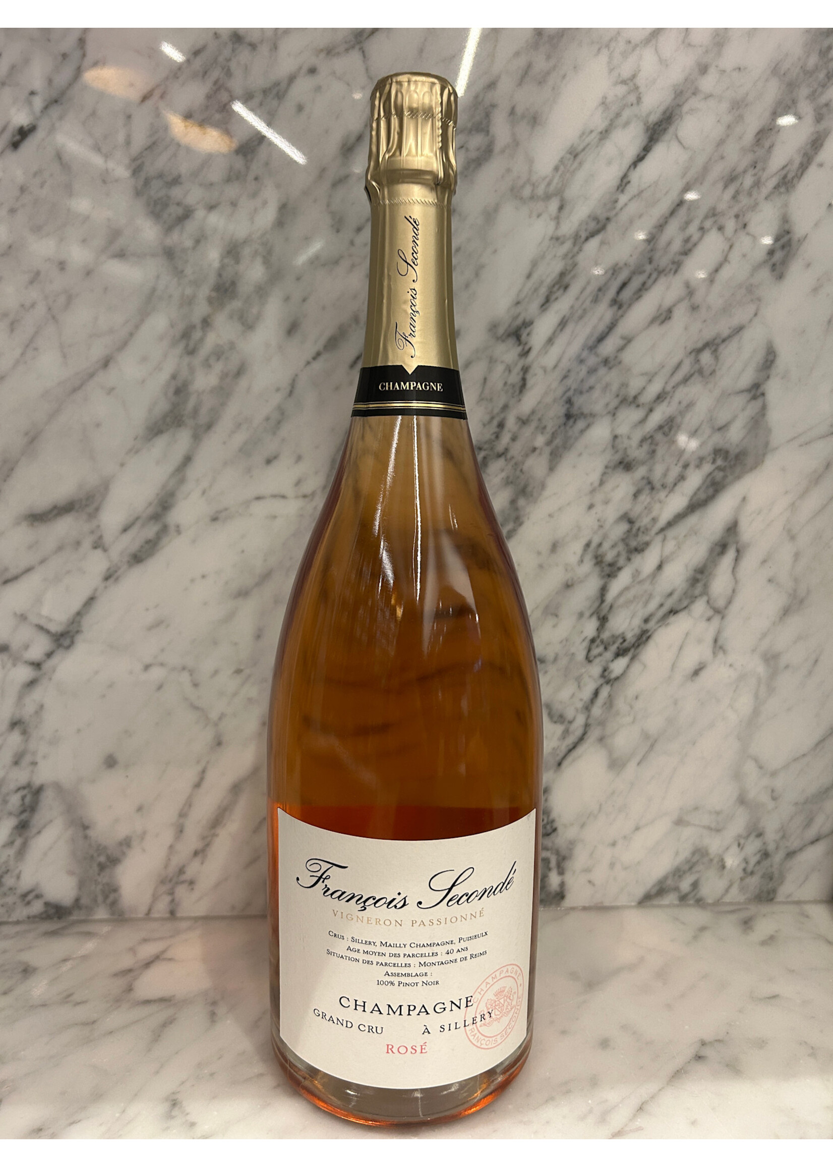 Francois Seconde Francois Secondé (NV) Champagne Grand Cru À Sillery Rosé Magnum