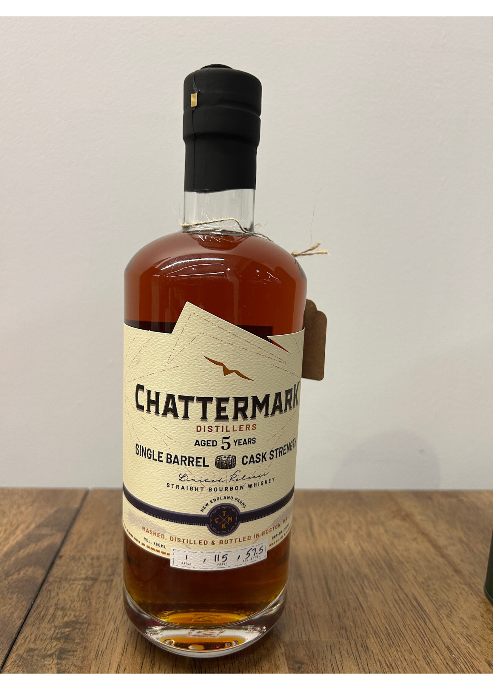 Chattermark Chattermark Distillers Single Barrel Cask Strength Aged 5 Years