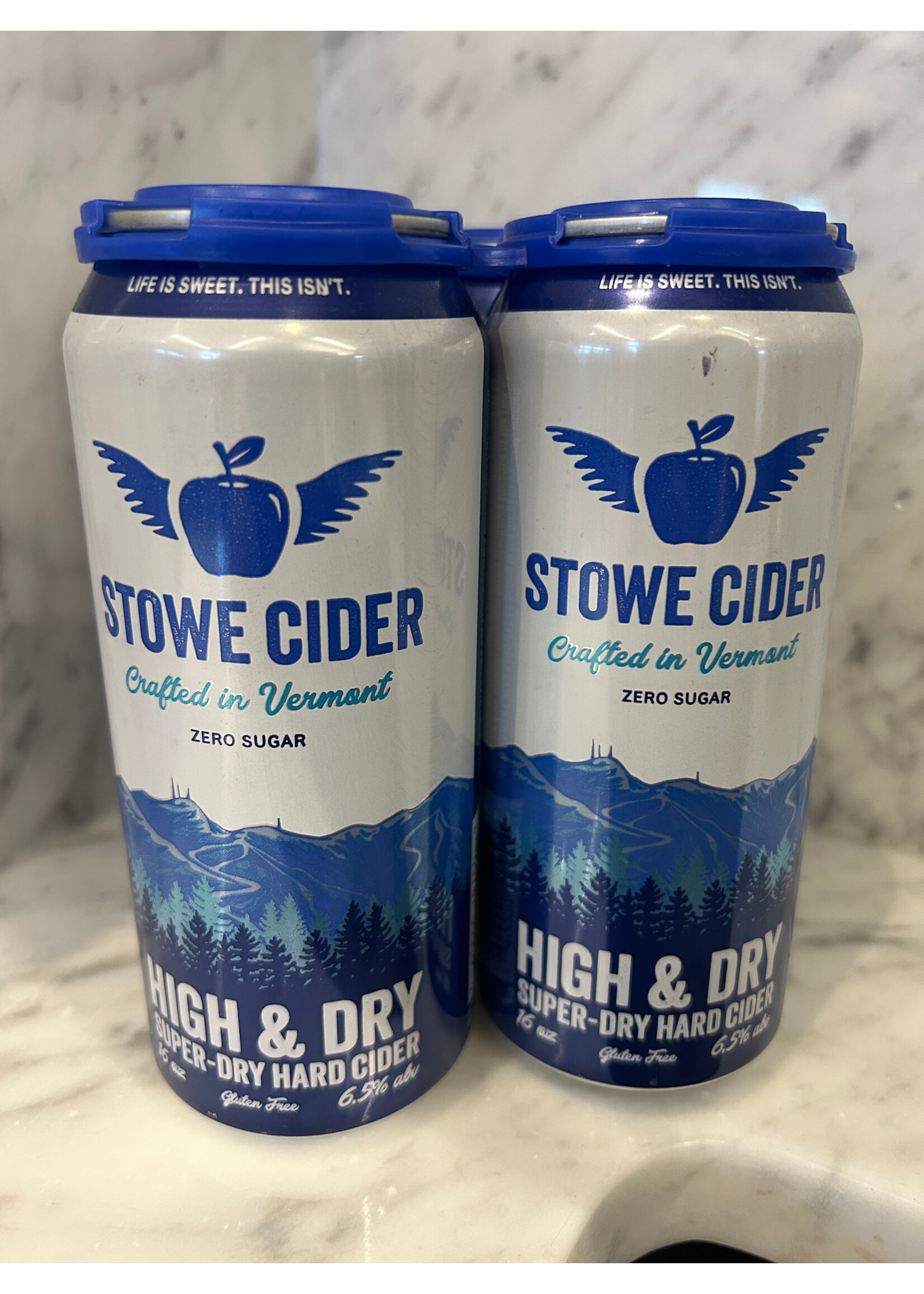 stowe cider Stowe Cider High & Dry Super-Dry Cider 4pk