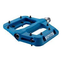 Chester, Platform Pedals, Body: Nylon, Spindle: Cr-Mo, 9/16'', Blue, Pair