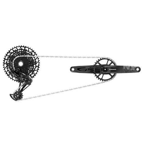 Sram SRAM NX Eagle Groupset: 170mm 32 Tooth DUB Crank Rear Derailleur 11-50 12-Speed Cassette Trigger Shifter and Chain Sram SRAM NX Eagle Groupset: 170mm 32 Tooth DUB Crank Rear Derailleur 11-50 12-Speed Cassette Trigger Shifter and Chain