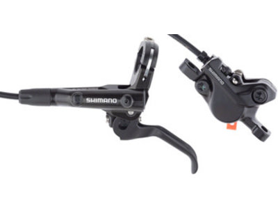 Shimano Shimano Deore BL-MT501/BR-MT500 Disc Brake and Lever - Front Hydraulic Post Mount Resin Pads Black