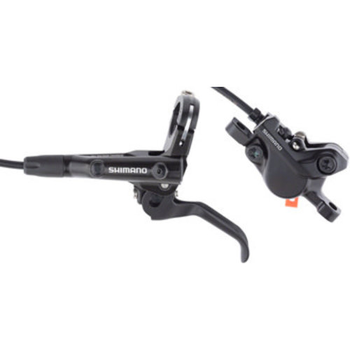 Shimano Shimano Deore BL-MT501/BR-MT500 Disc Brake and Lever - Front Hydraulic Post Mount Resin Pads Black