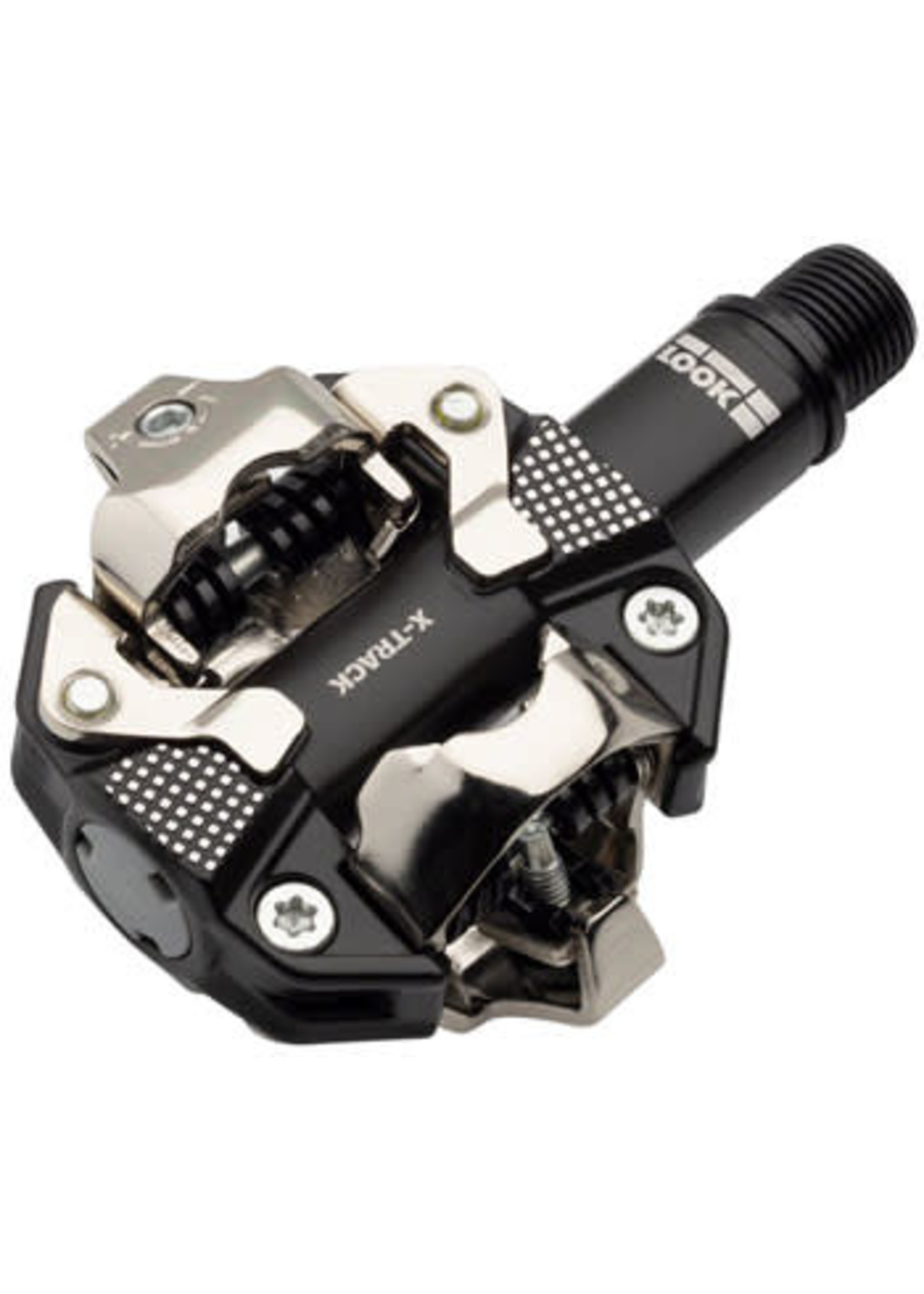LOOK LOOK X-TRACK Pedals - Dual Sided Clipless Chromoly 9/16 Gray
