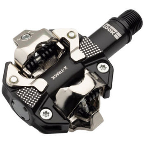 LOOK LOOK X-TRACK Pedals - Dual Sided Clipless Chromoly 9/16 Gray LOOK LOOK X-TRACK Pedals - Dual Sided Clipless Chromoly 9/16 Gray