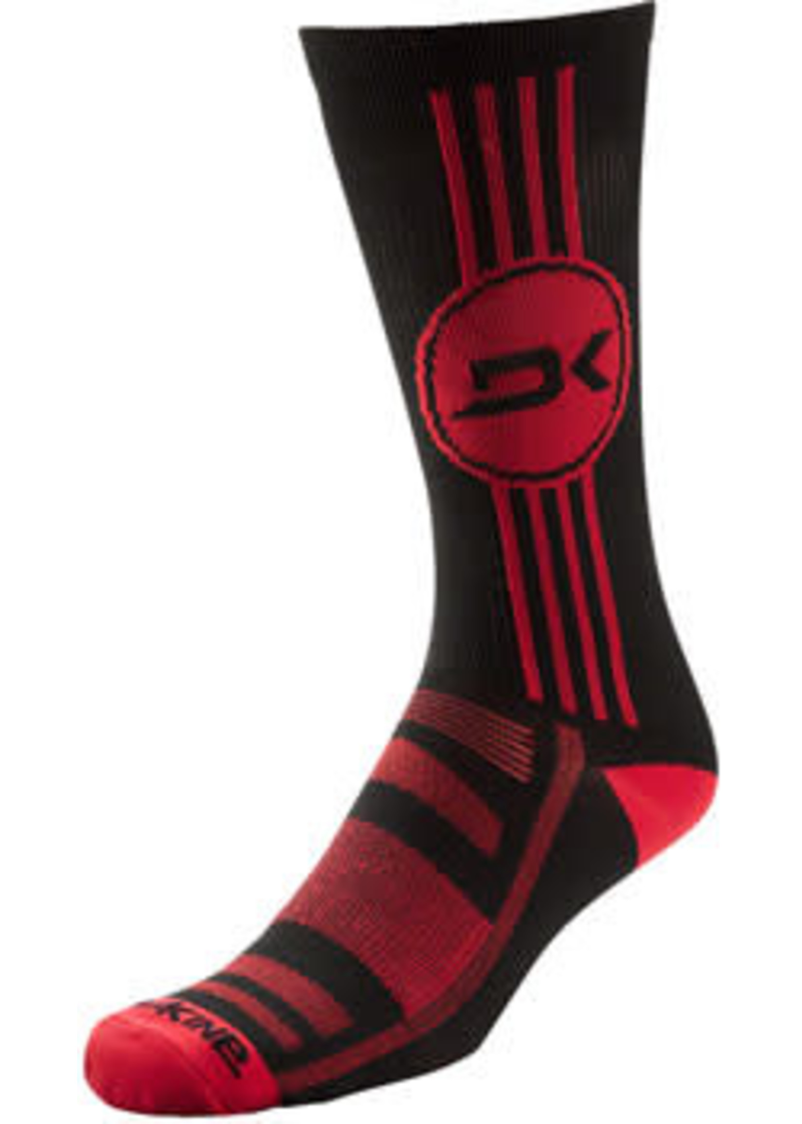DAKINE Singletrack Crew Sock Black Red-S/M