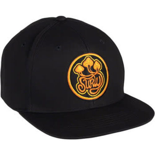 Surly Surly Psilly Billy Snapback Hat - Black/Orange Adjustable Surly Surly Psilly Billy Snapback Hat - Black/Orange Adjustable