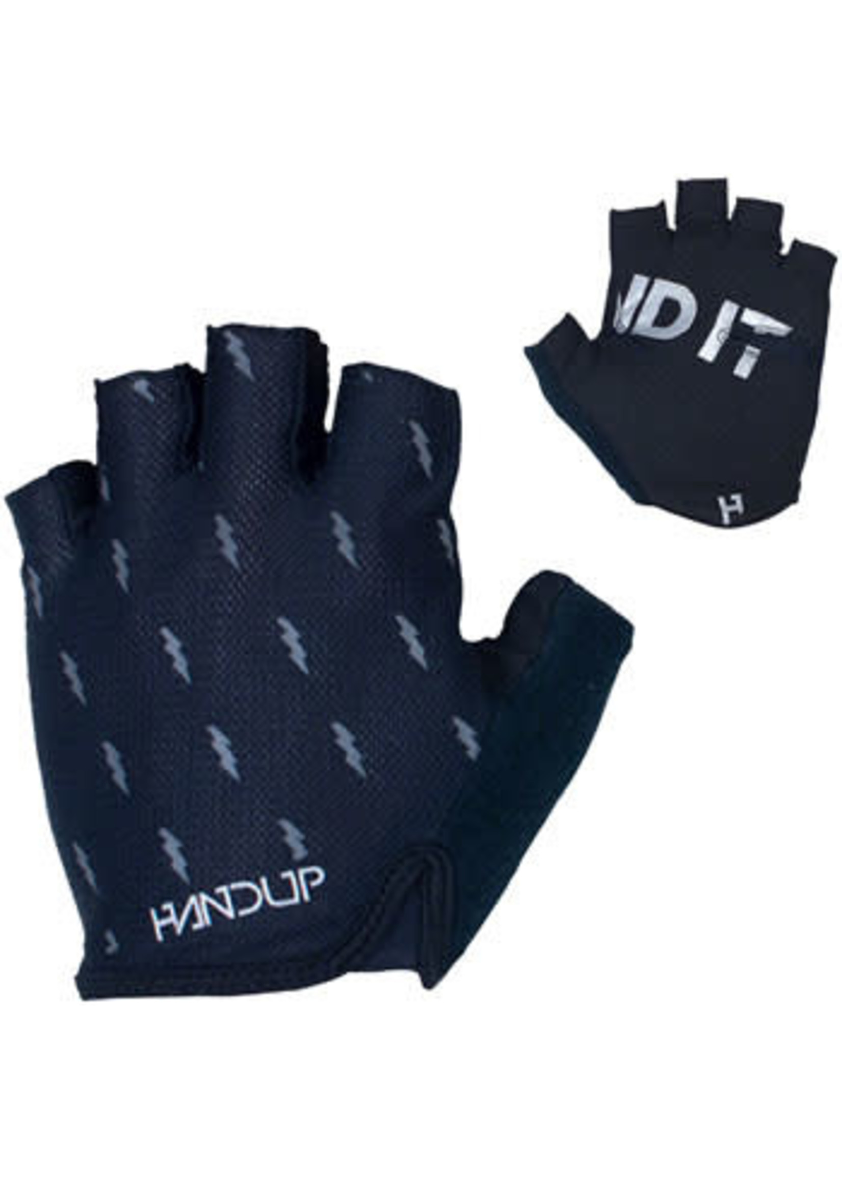 Handup Handup Shorties Glove - Blackout Bolts Short Finger Large