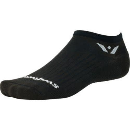 Swiftwick Aspire Zero Socks - No Show Black X-Large