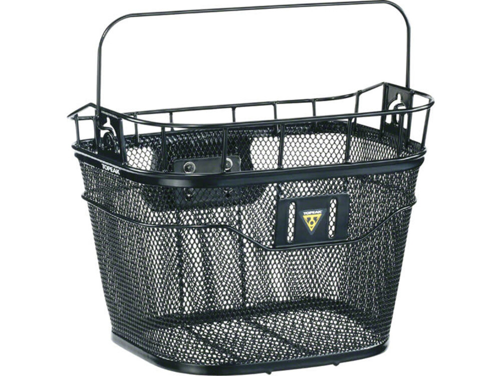 Topeak Topeak Front Basket with Fixer 3 Handlebar Bracket: Black