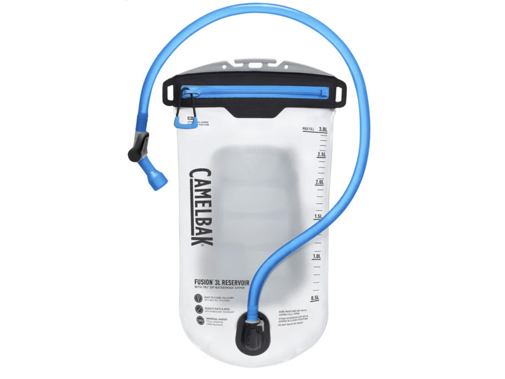 CamelBak CamelBak Fusion 3L Reservoir with Tru Zip Waterproof Zipper, Clear