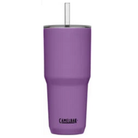 Straw Tumbler, SST Vacuum Insulated 30oz, Magenta
