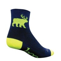 Classic Beer Socks - 3 inch Blue L/XL
