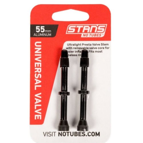 Stan's No Tubes Brass Valve Stems - 55mm Pair