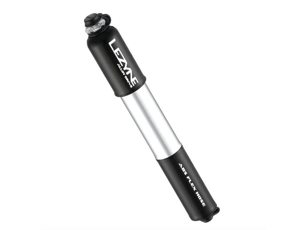 Lezyne Lezyne ABS Alloy Drive Frame Pump Medium: Black/Polished Silver