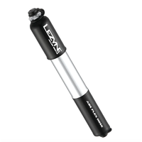 Lezyne ABS Alloy Drive Frame Pump Medium: Black/Polished Silver