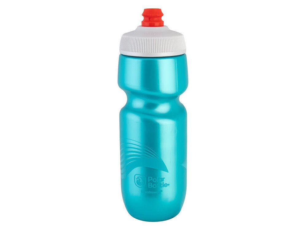 Polar Bottle Breakaway 24oz Water Bottle Teal/Silver