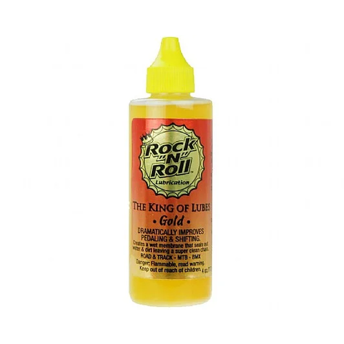 Rock-N-Roll Rock-N-Roll Gold Bike Chain Lube - 4oz Drip