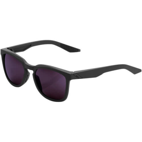 100 Percent Active Lifestyle Eyewear Hudson - Soft Tact Midnight Mauve - Purple Lens