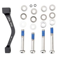 Avid, Post Bracket, 20 P (Front 180/Rear 160), Includes Stainless Caliper Mounting Bolts (CPS & Standard)