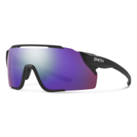 Unisex Sunglass Attack MAG MTB - Matte Black || ChromaPop Violet Mirror