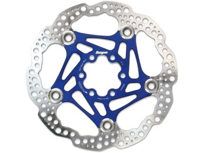 Hope Hope Floating Disc Brake Rotor - 180mm 6-Bolt Blue