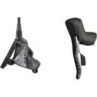 SRAM Force eTap AXS HRD Shift/Brake Lever and Hydraulic Disc Caliper - Left/Front, Flat Mount 20mm Offset, 950mm Hose