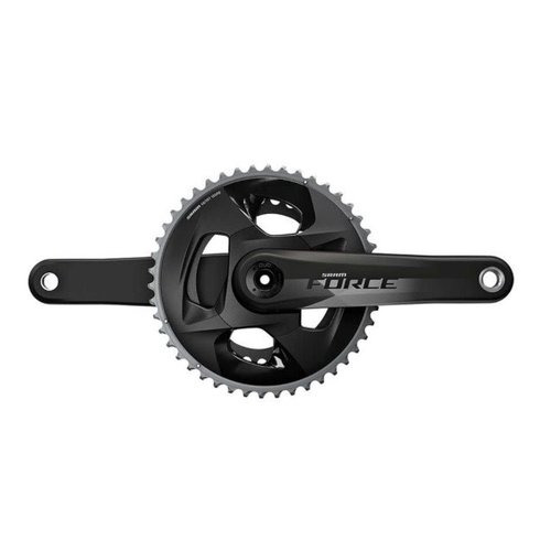 Sram SRAM, Force AXS, Crankset, Speed: 12, Spindle: 28.99mm, BCD: 107, 48/35, DUB, 170mm, Black Gloss, Road