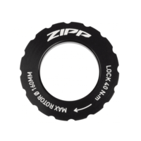 ZIPP HUB CENTERLOCK ROTOR DISC LOCKRING BLACK ZIPP LOGO (Sold Individually)