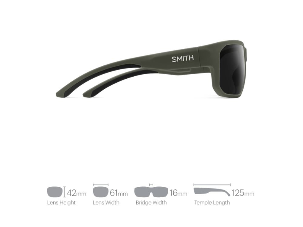 Smith Optics Arvo, Matte Moss + ChromaPop Polarized Black Lens
