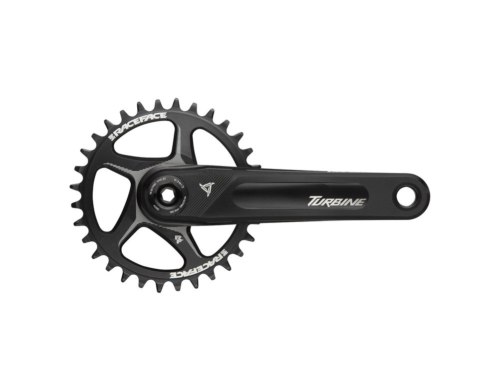 Race Face Race Face Turbine Cranks, 143mm Spindle, 165mm Arms, Black