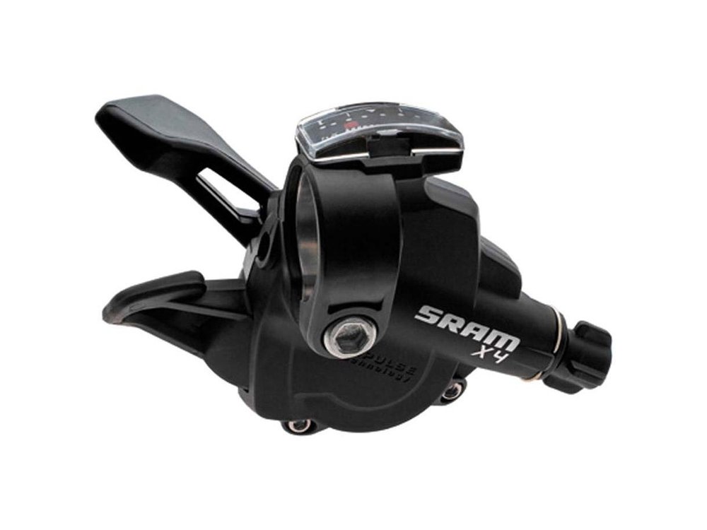 Sram SRAM X4 Trigger Shifter - Rear Only, 8-Speed, Includes 2200mm Shift Cable, Black